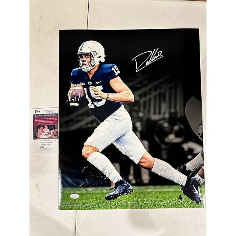 Drew Allar signed autographed Penn State Nittany Lions 16x20 Photo JSA